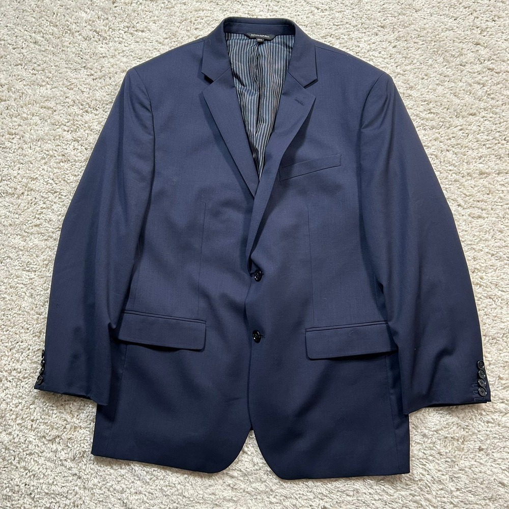 Banana Republic Blazer 42S Navy Marzotto Super 120s Wool Slim Fit Suit Jacket